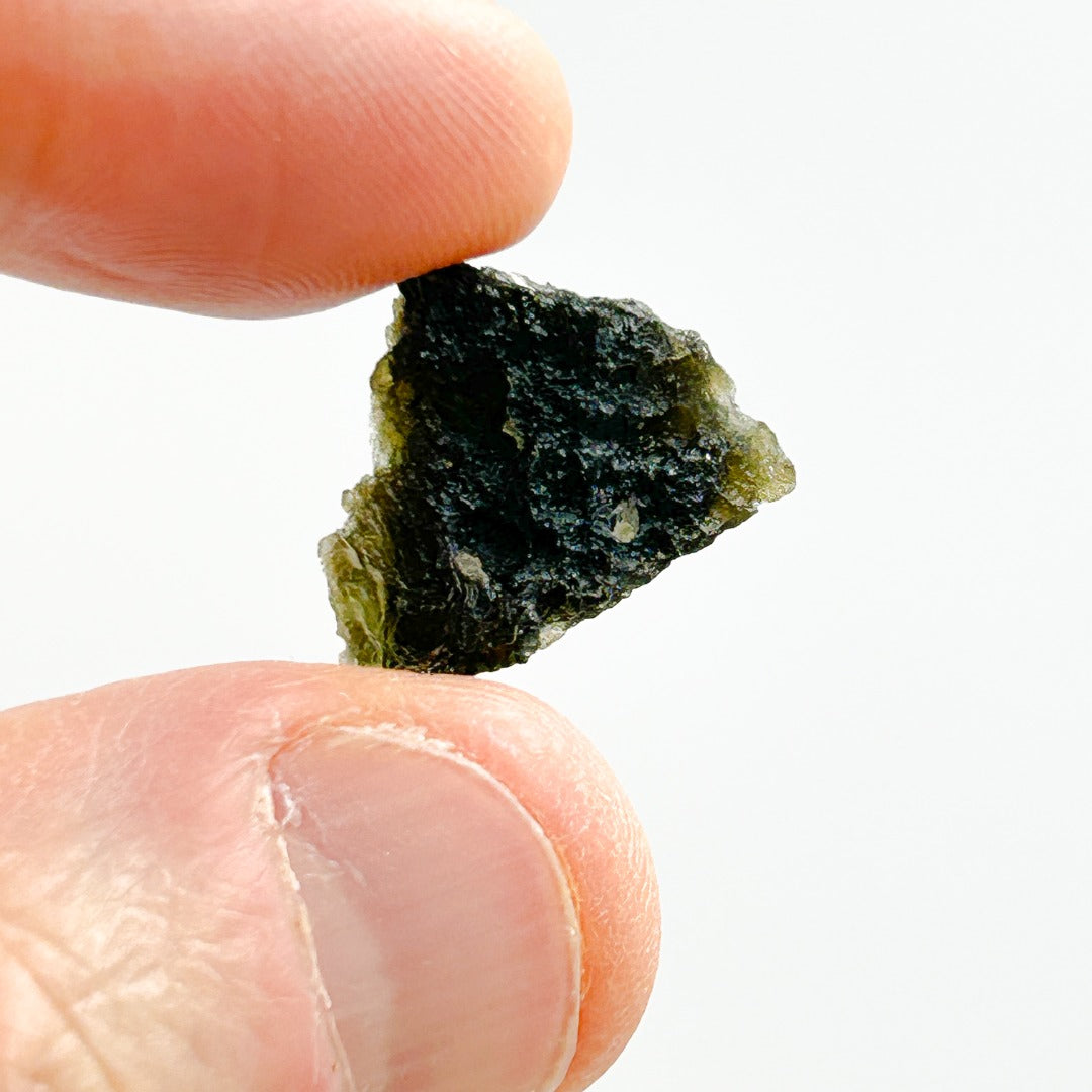 Moldavite Natural Tektite Powerful Crystal 1.7gm ( 205 )