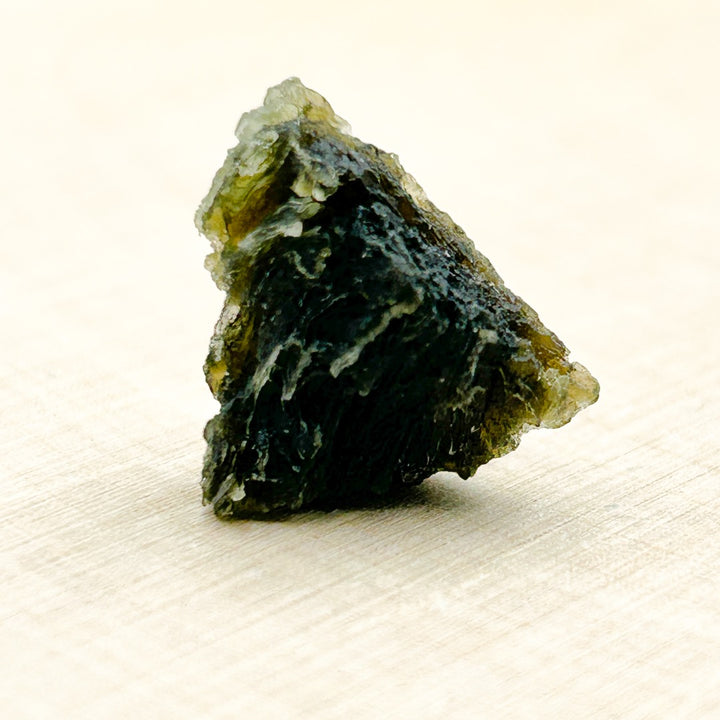 Moldavite Natural Tektite Powerful Crystal 1.7gm ( 205 )