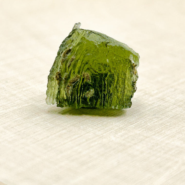 Moldavite Natural Tektite Powerful Crystal 1.9gm ( 206 )