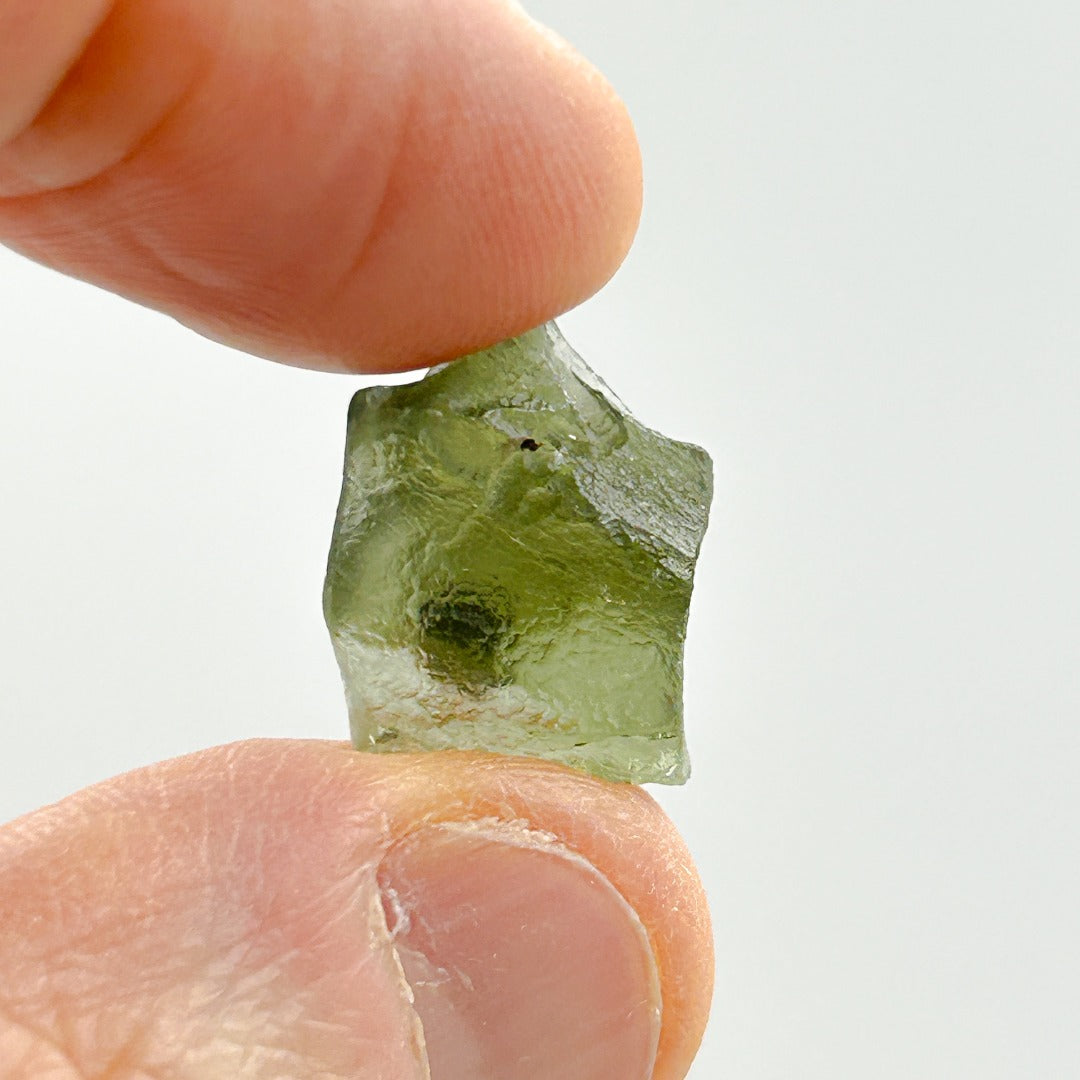 Moldavite Natural Tektite Powerful Crystal 1.9gm ( 212 )