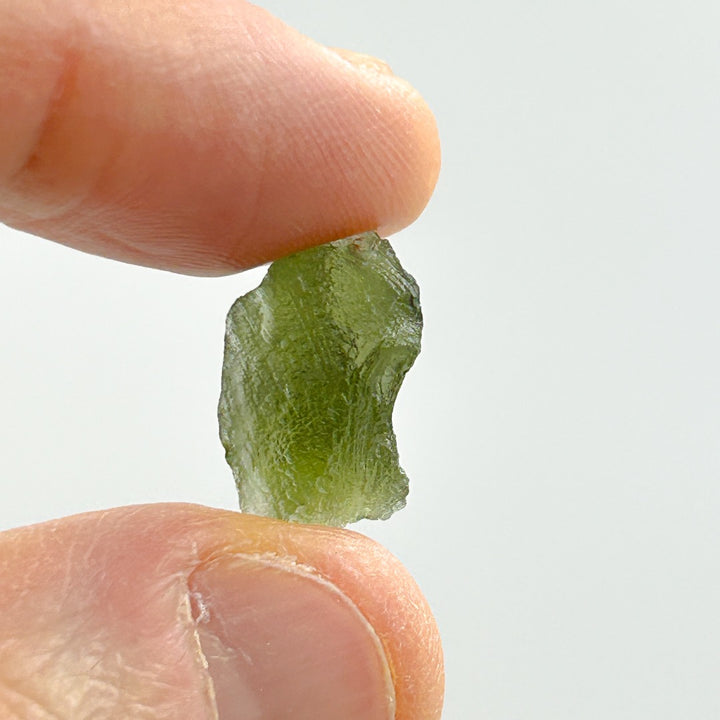 Moldavite Natural Tektite Powerful Crystal 1.4gm ( 213A )