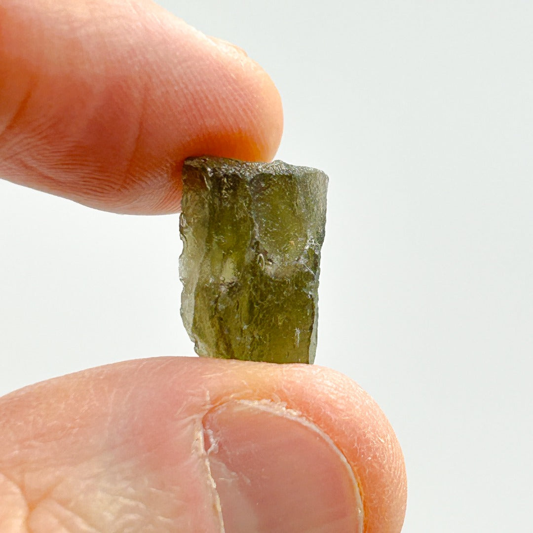 Moldavite Natural Tektite Powerful Crystal 1.6gm ( 214 )