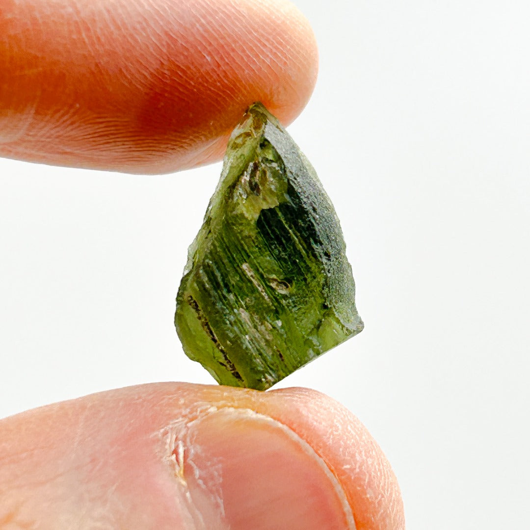 Moldavite Natural Tektite Powerful Crystal 2.4gm ( 38 )