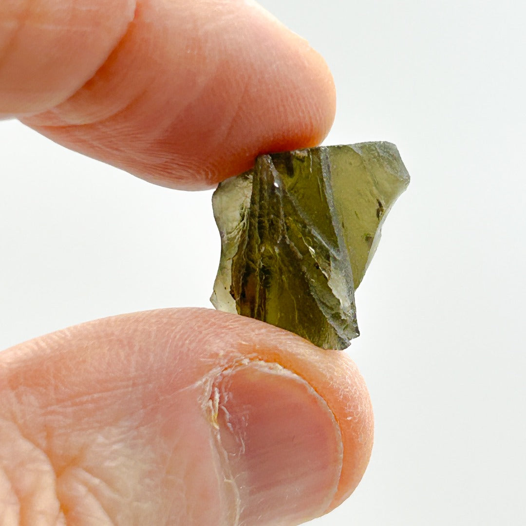 Moldavite Natural Tektite Powerful Crystal 1.9gm ( 47 )