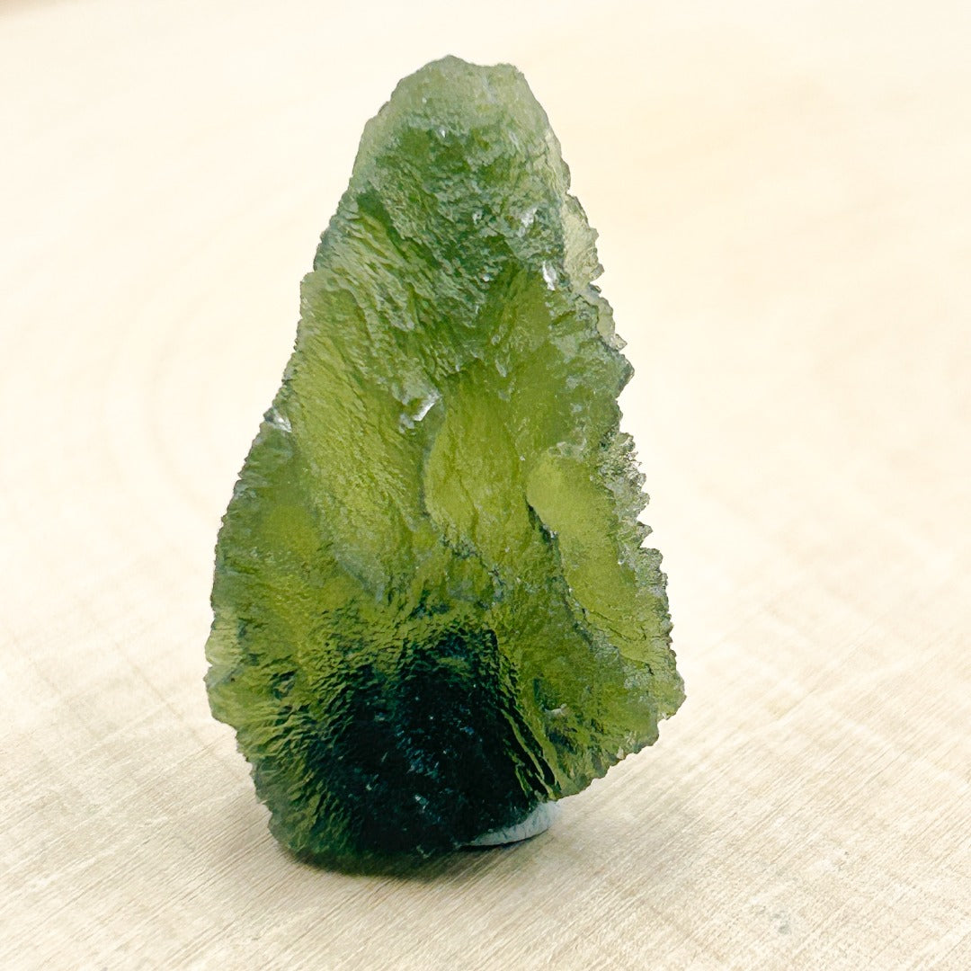 Moldavite Natural Tektite Powerful Crystal 6gm ( 1 )