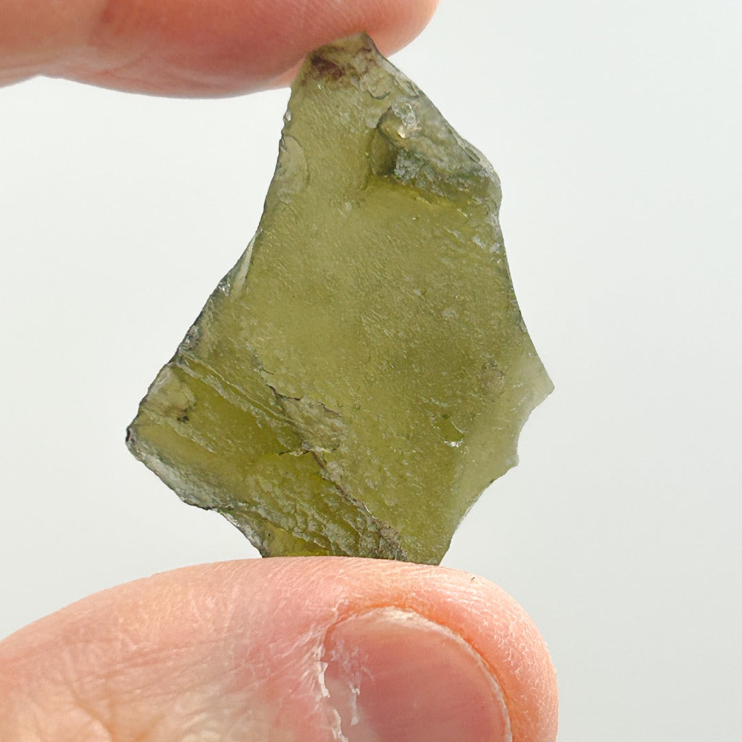 Moldavite Natural Tektite Powerful Crystal 3.9gm ( 5 )