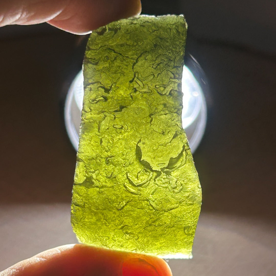 Moldavite Natural Tektite Powerful Crystal 27gm ( 12 )