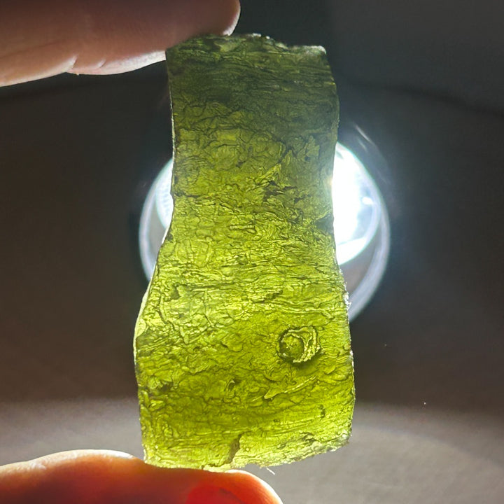 Moldavite Natural Tektite Powerful Crystal 27gm ( 12 )