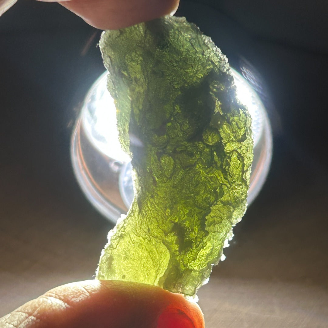 Moldavite Natural Tektite Powerful Crystal 22gm ( 14 )