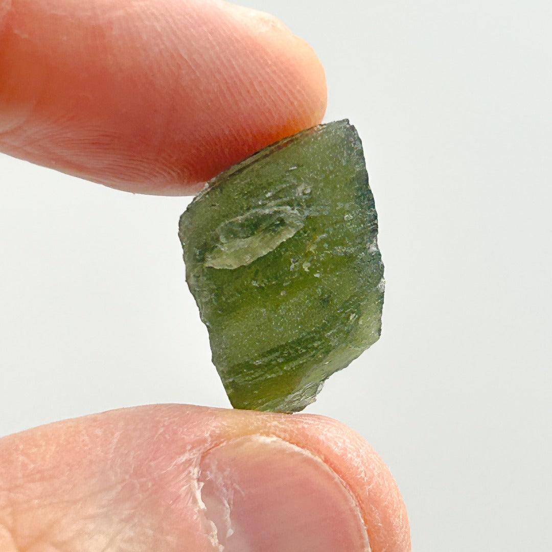 Moldavite Natural Tektite Powerful Crystal 2.7gm ( 19 )