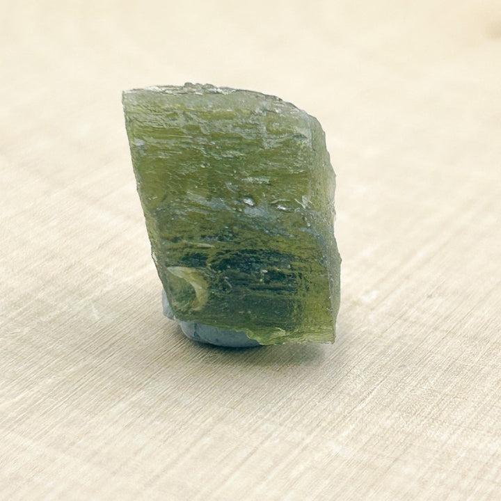 Moldavite Natural Tektite Powerful Crystal 2.7gm ( 19 )