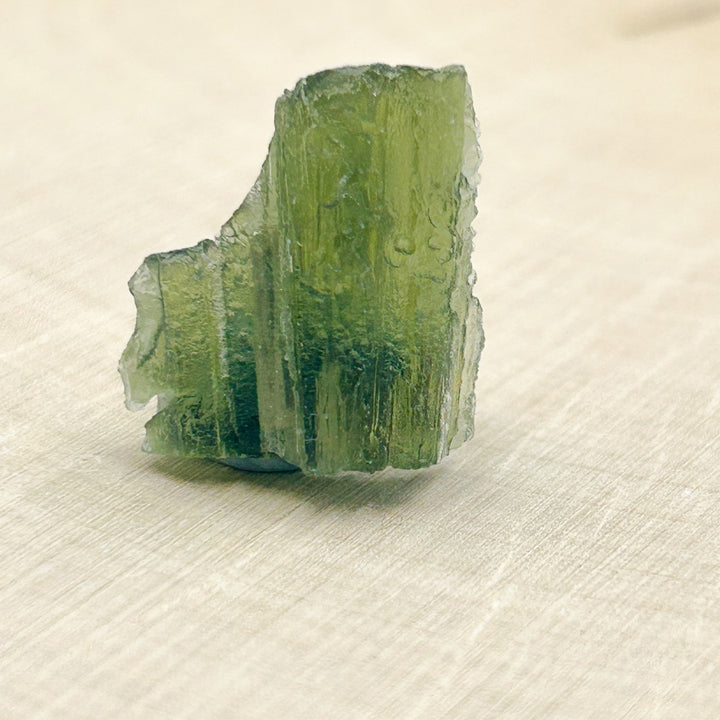 Moldavite Natural Tektite Powerful Crystal 2.2gm ( 22 )