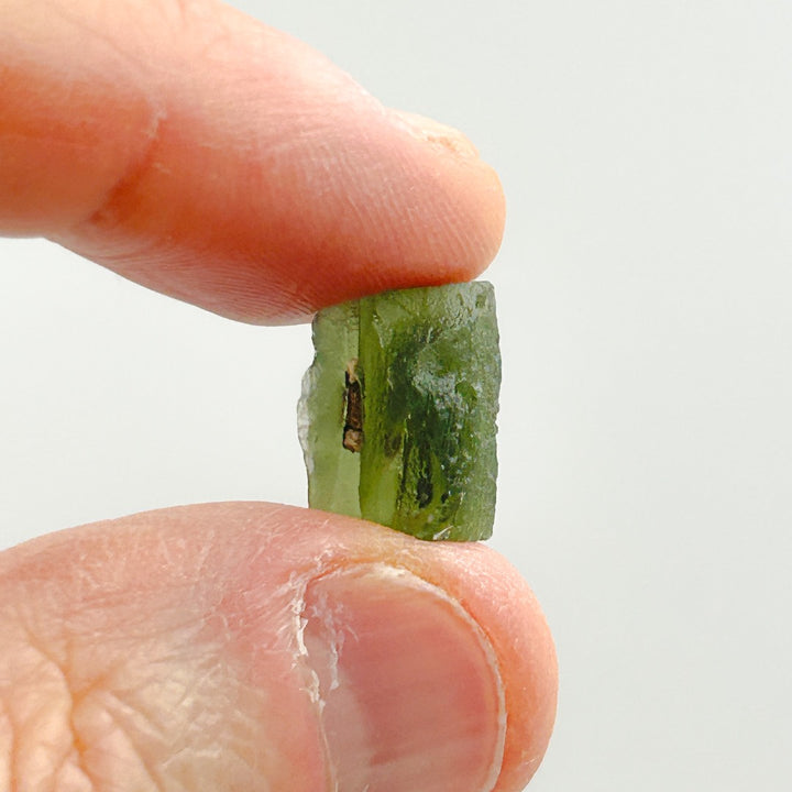 Moldavite Natural Tektite Powerful Crystal 1.4gm ( 29 )