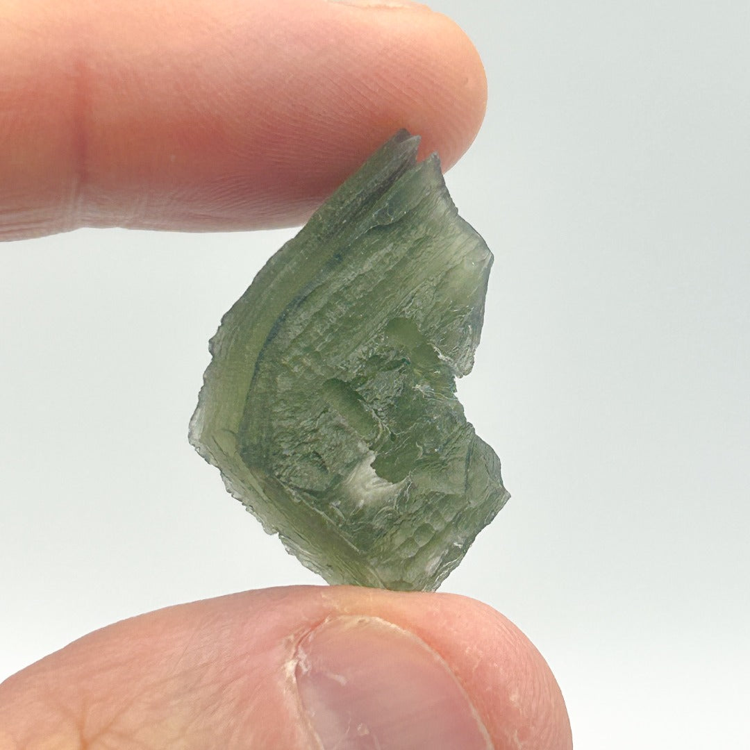 Moldavite Natural Tektite Powerful Crystal 4-gm ( 9 )