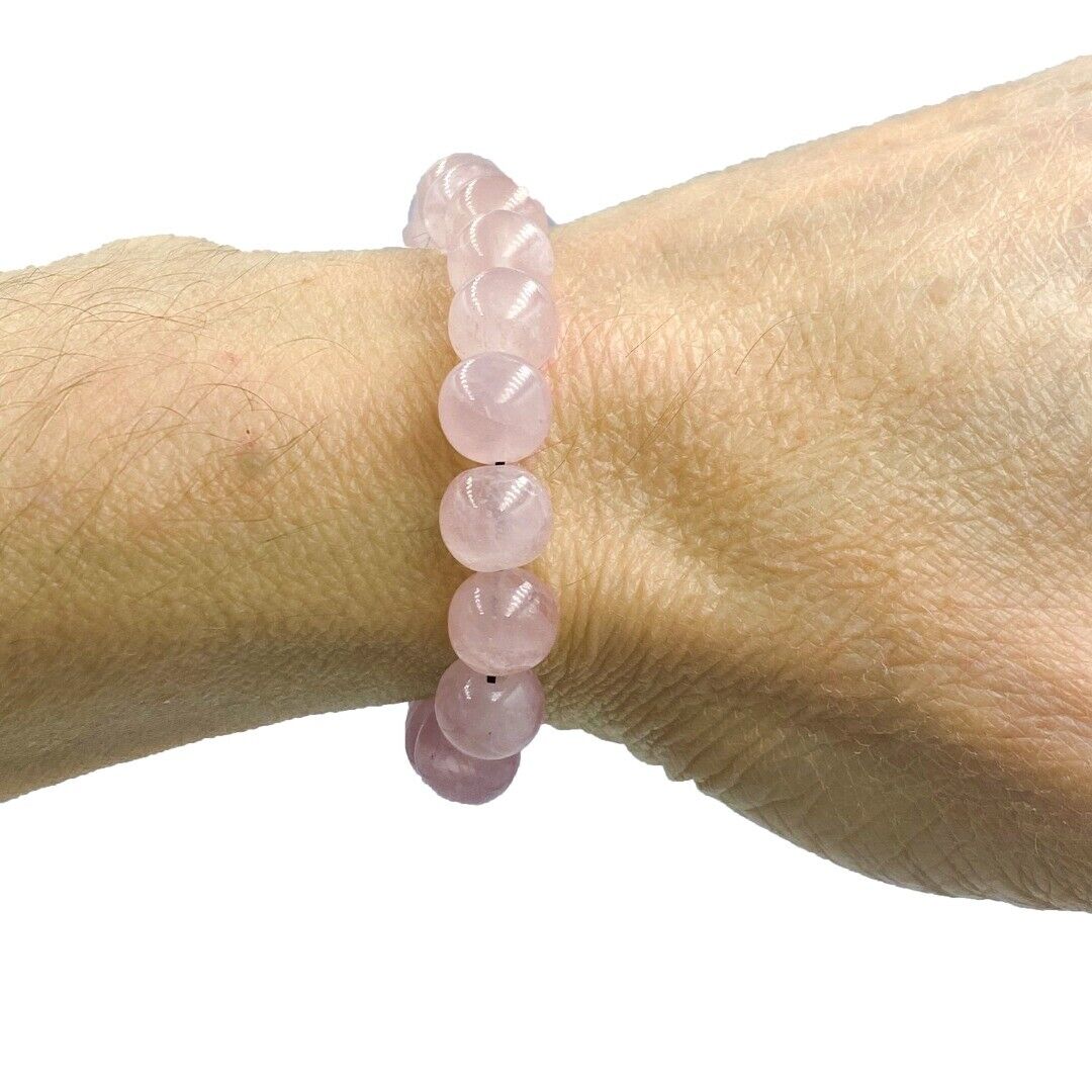Rose Quartz 8mm Beaded Healing Bracelet  ( 904253 )