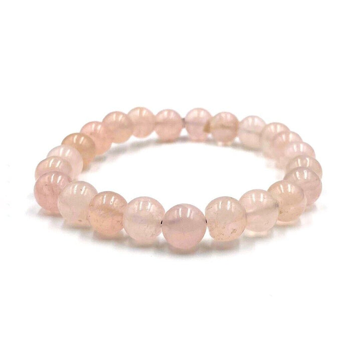 Rose Quartz 8mm Beaded Healing Bracelet  ( 904253 )