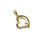 Libyan Glass Tektite  9 Carat Gold Pendant (947495)