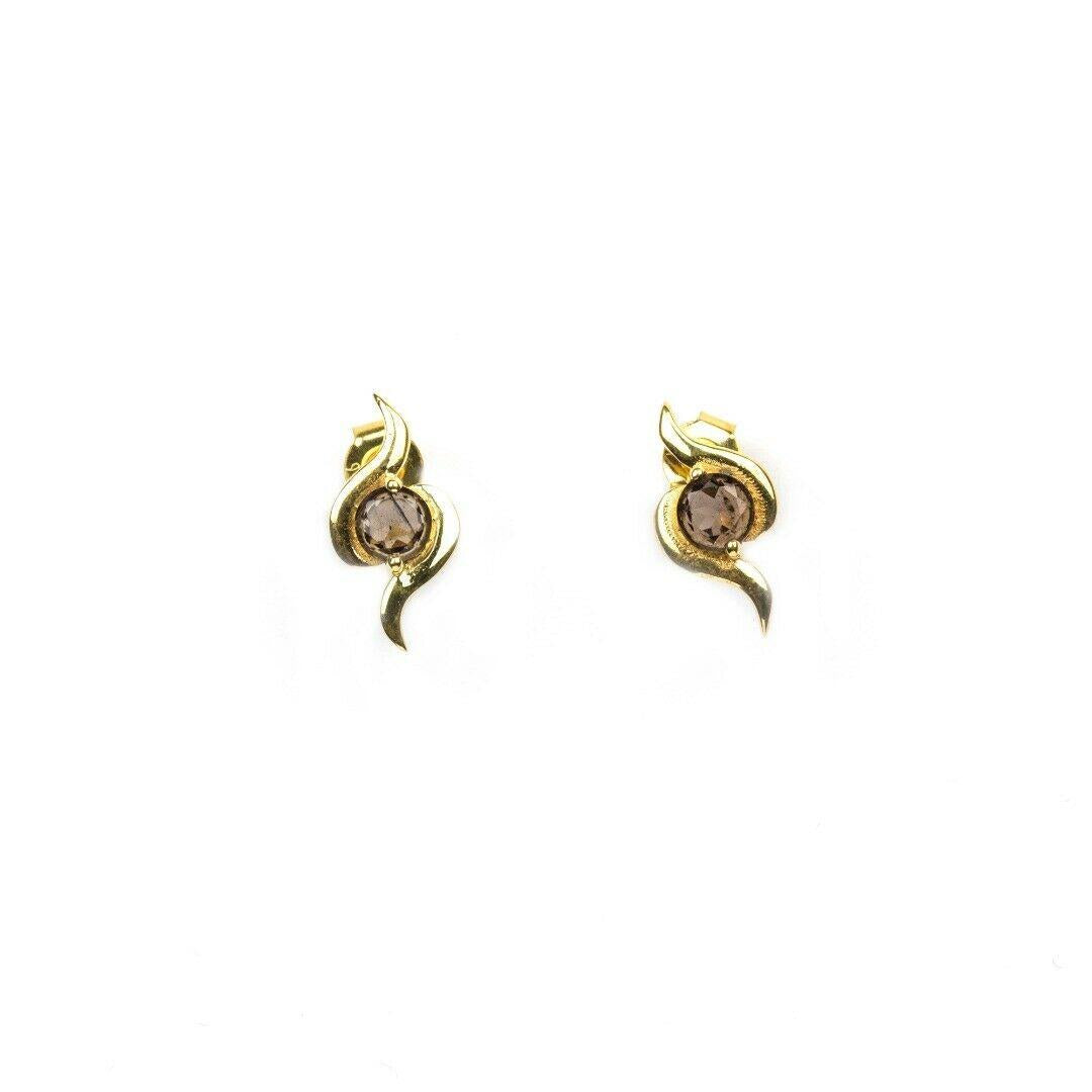 Cintamani Faceted 9 Carat Gold Stud Earrings (58195 )