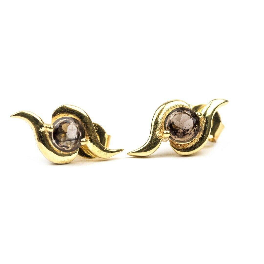 Cintamani Faceted 9 Carat Gold Stud Earrings (58195 )