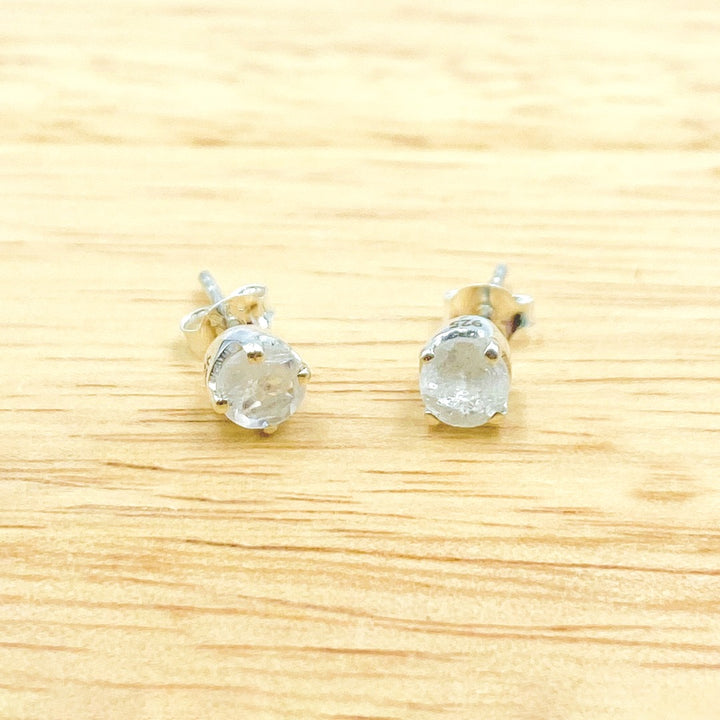 Danburite Stud Sterling Silver Earrings  ( 947175 )
