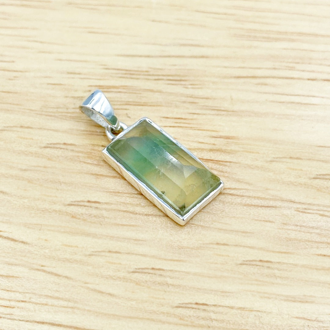 Fluorite Sterling Silver Pendant ( 919986 )