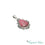 Thulite Sterling Silver Pendant   ( 21153 )