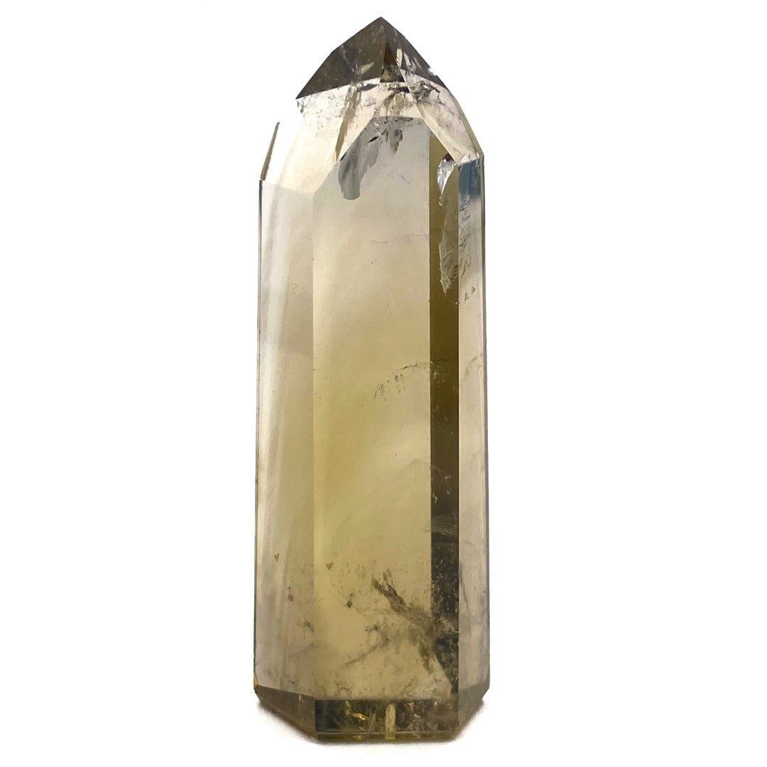 Citrine Crystal Polished Point from Minas Gerais Brazil ( 590104 )