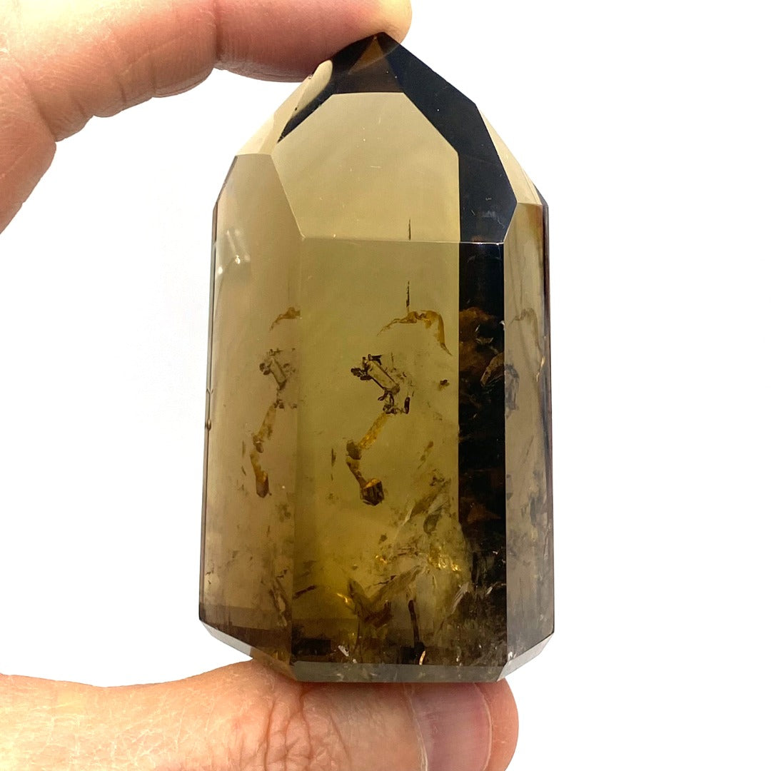 Citrine Crystal Polished Point from Minas Gerais Brazil ( 77298 )