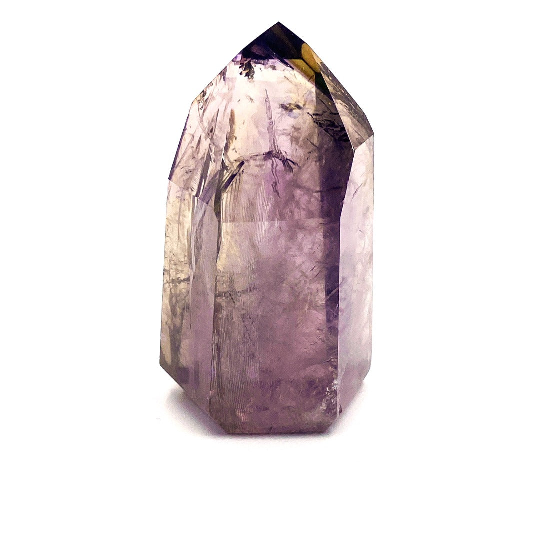 Amethyst Polished Crystal Cut Crystal Point ( 417333 )