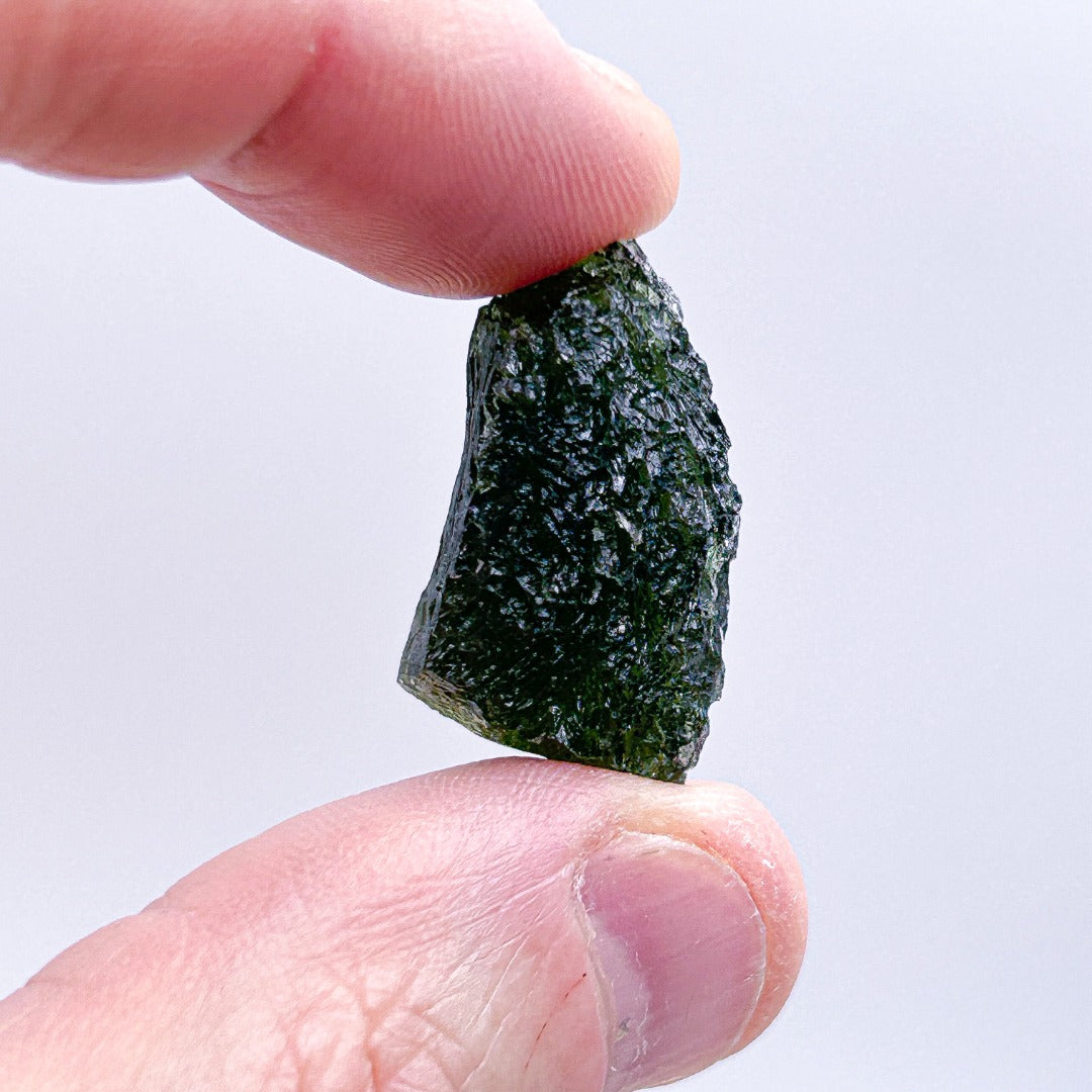 Moldavite Natural Tektite Powerful Crystal 6.7gm ( 636136 )