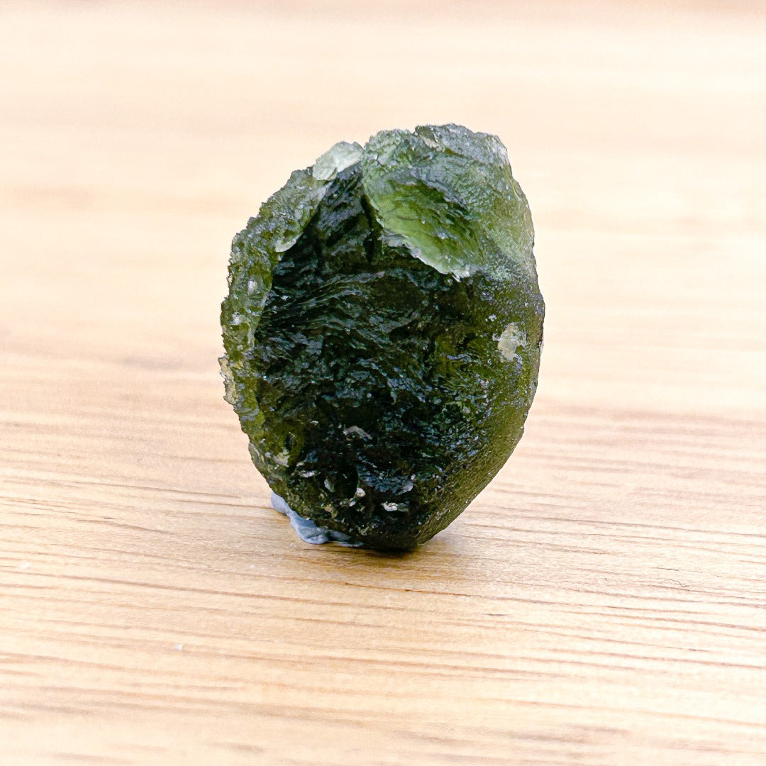 Moldavite Natural Tektite Powerful Crystal 7gm ( 203900 )