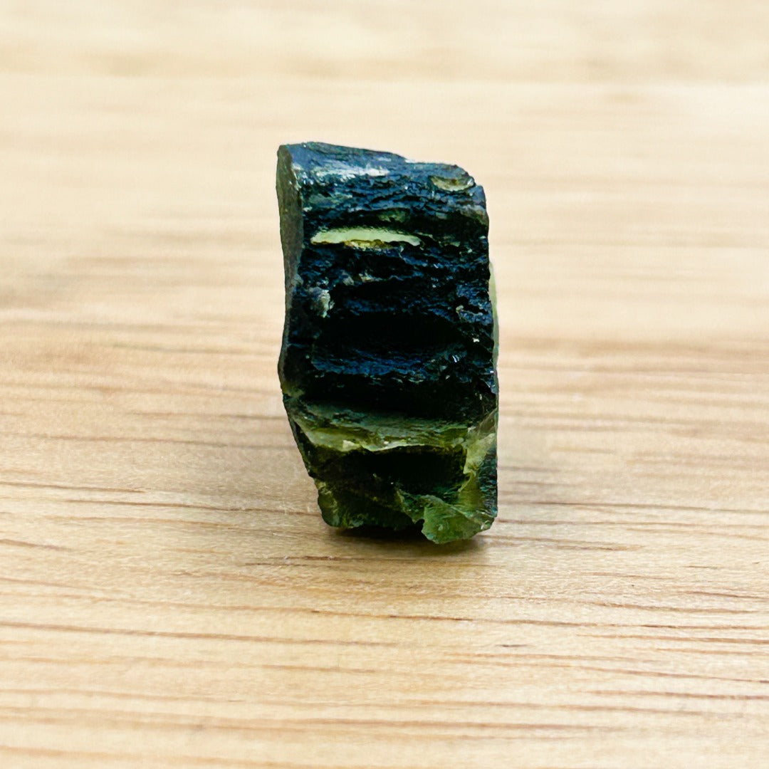 Moldavite Natural Tektite Powerful Crystal 3.7gm ( 650617)