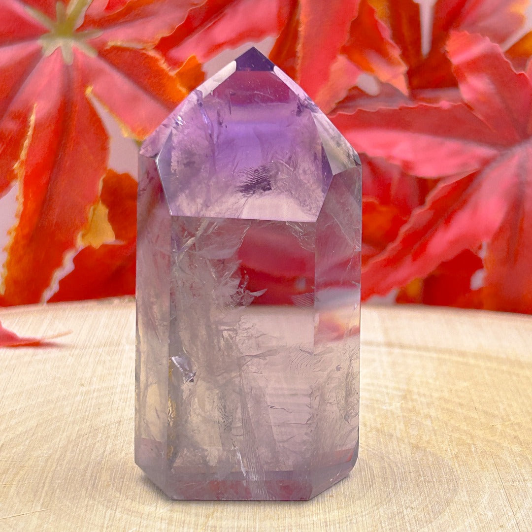 Amethyst Polished Crystal Cut Crystal Piece ( 135457 )