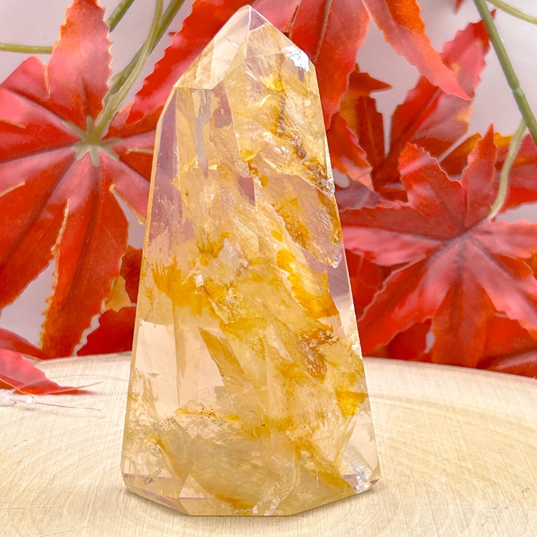 Healers Gold Crystal Quartz Free Form Piece ( 965412 )
