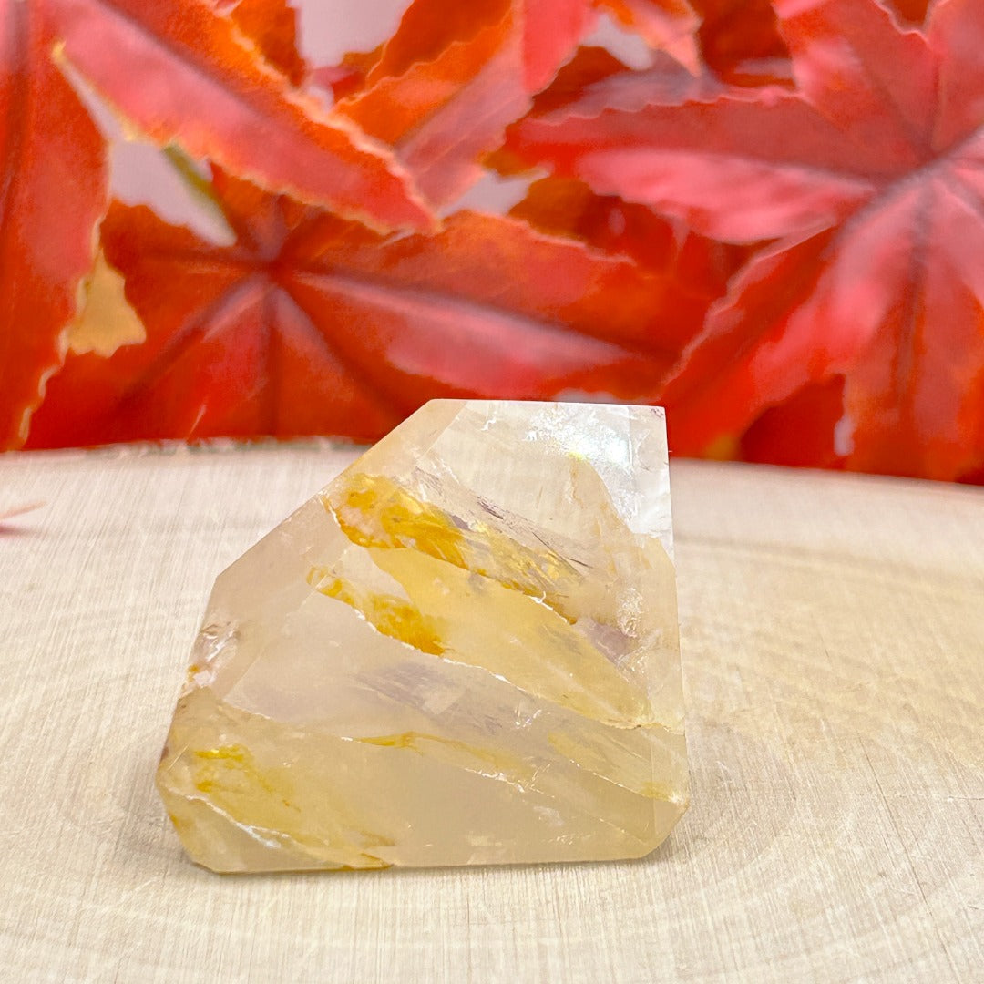 Healers Gold Crystal Quartz Free Form Piece ( 451707 )