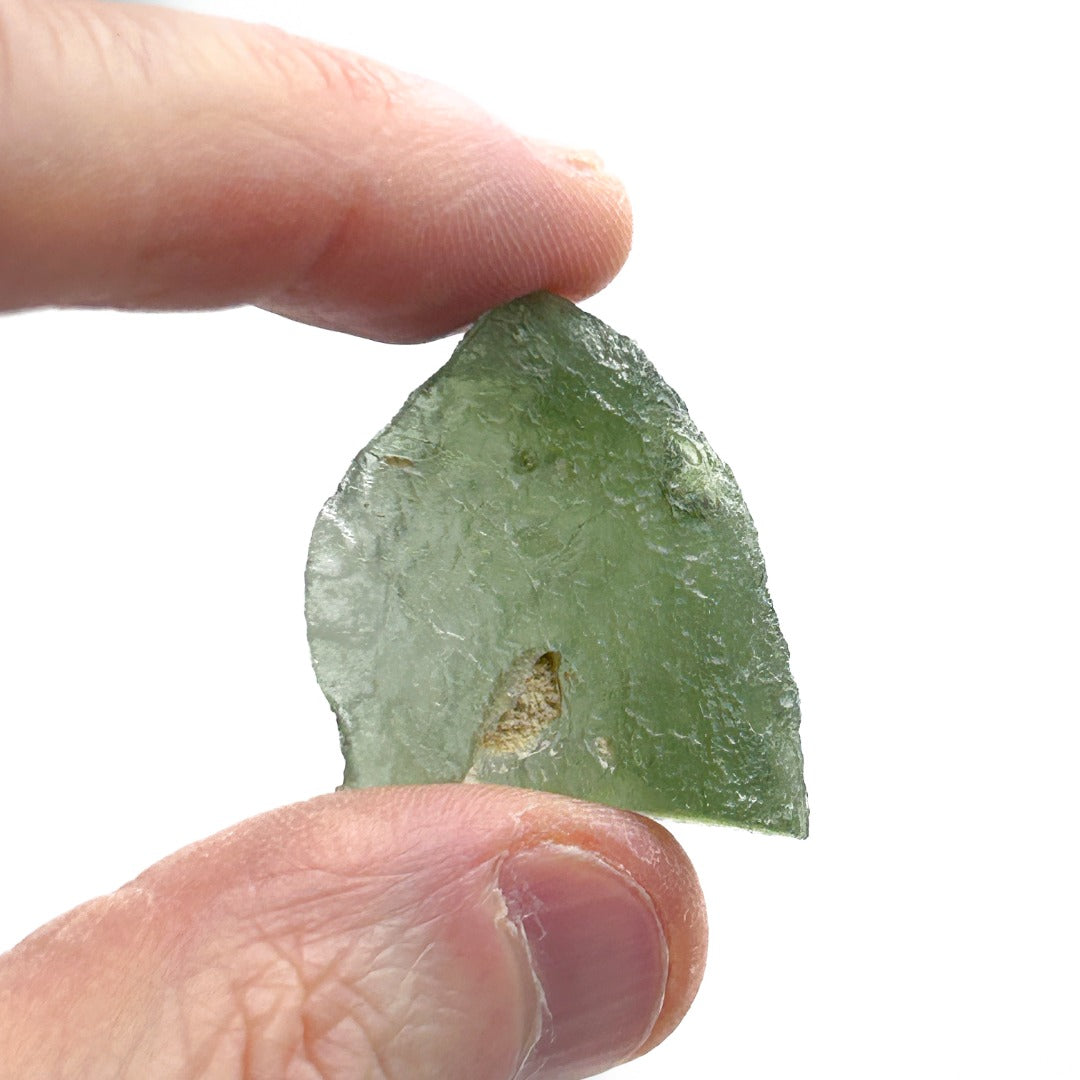 Moldavite Natural Tektite Powerful Crystal 4.7gm ( 181636 )