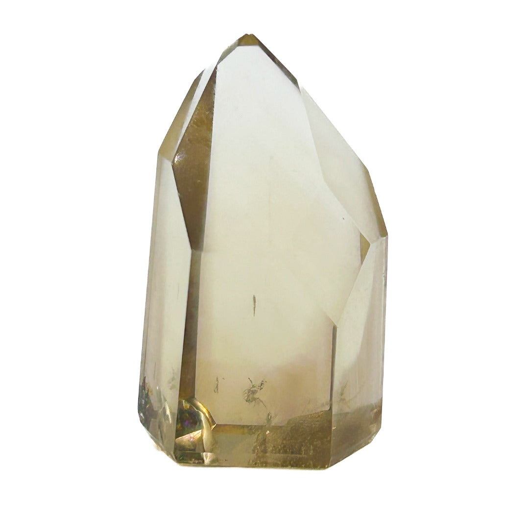 Citrine Crystal Polished Point from Minas Gerais Brazil ( 266628 )