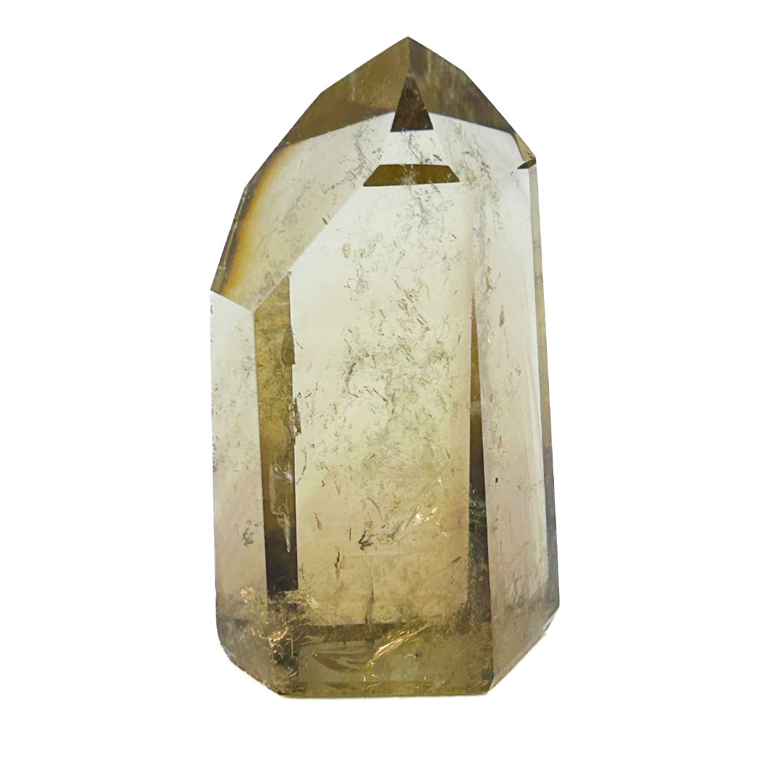 Citrine Crystal Polished Point from Minas Gerais Brazil ( 824689 )