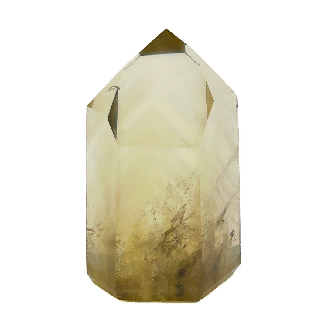 Citrine Crystal Polished Point from Minas Gerais Brazil ( 880411 )