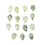 Prehnite Leaf Cabochons ( 500408 )
