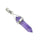Amethyst Crystal Point Sterling Silver Pendant ( 665384 )